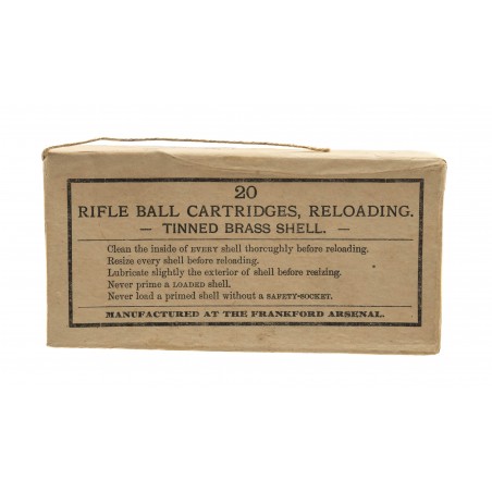 .45-70 Rifle Ball Cartridges, Reloading Tinned Brass Shell From Frankford Arsenal (AM1698)