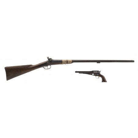 Remington New Model and Unknown Double barrel Shotgun Fort Crawford (AH8462)(AL9814) Consignment