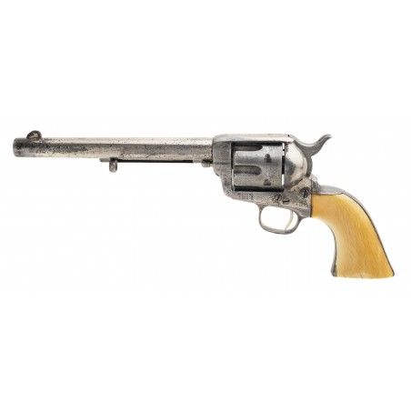 Colt Single Action Army W/ Carved Mexican Eagle Ivory Grips (AC982) CONSIGNMENT