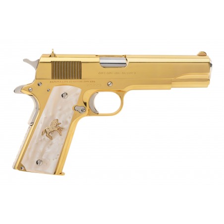 Colt Government Custom Gold Plated Pistol .45 ACP (C19507) Consignment