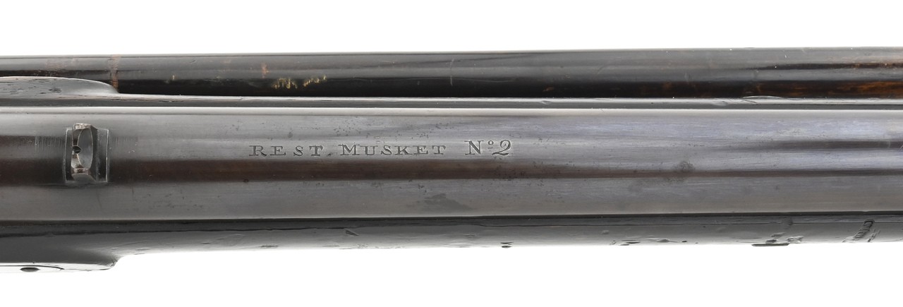 Unusual English Percussion Musket with Attached Rest (AL5184)-img-5