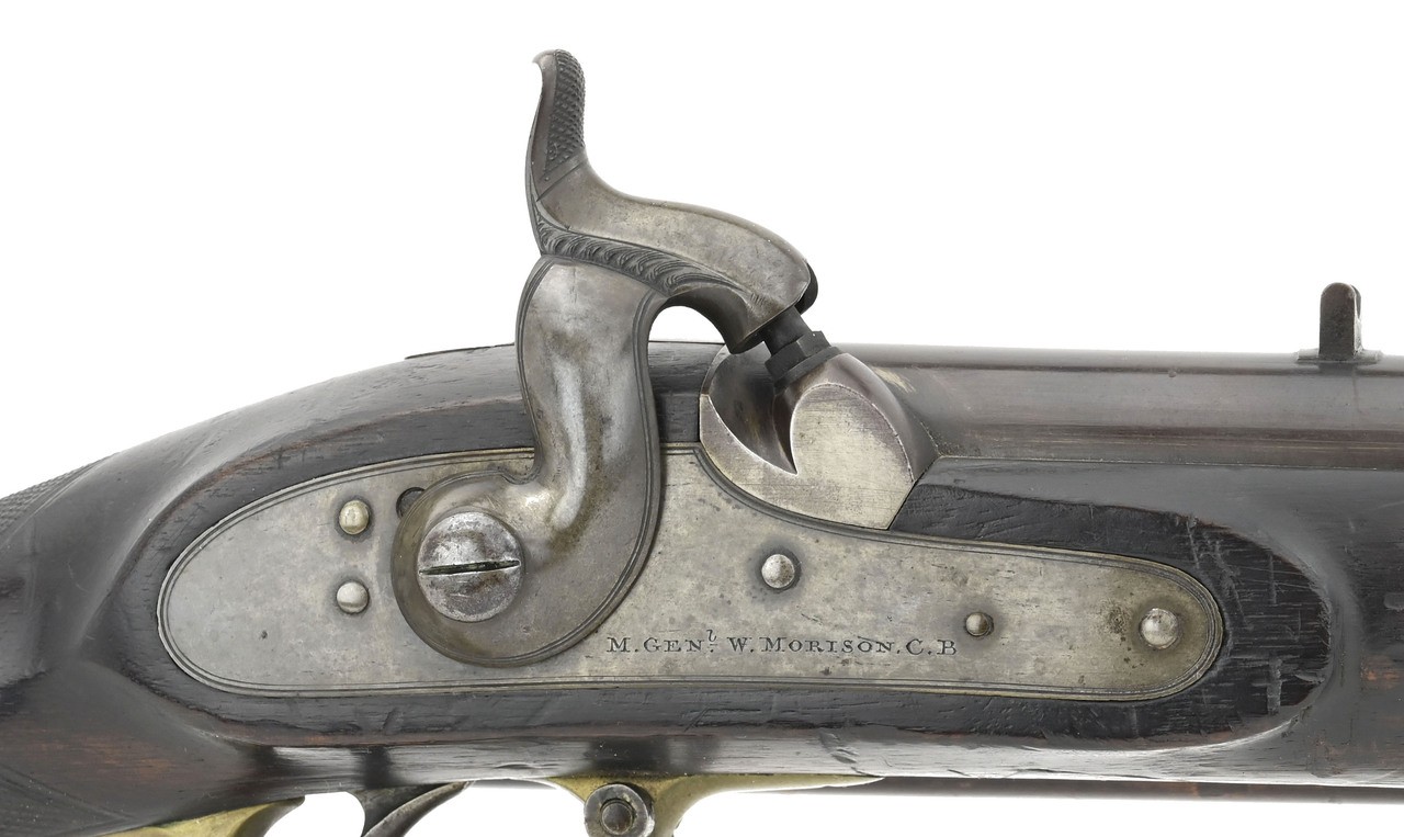 Unusual English Percussion Musket with Attached Rest (AL5184)-img-1