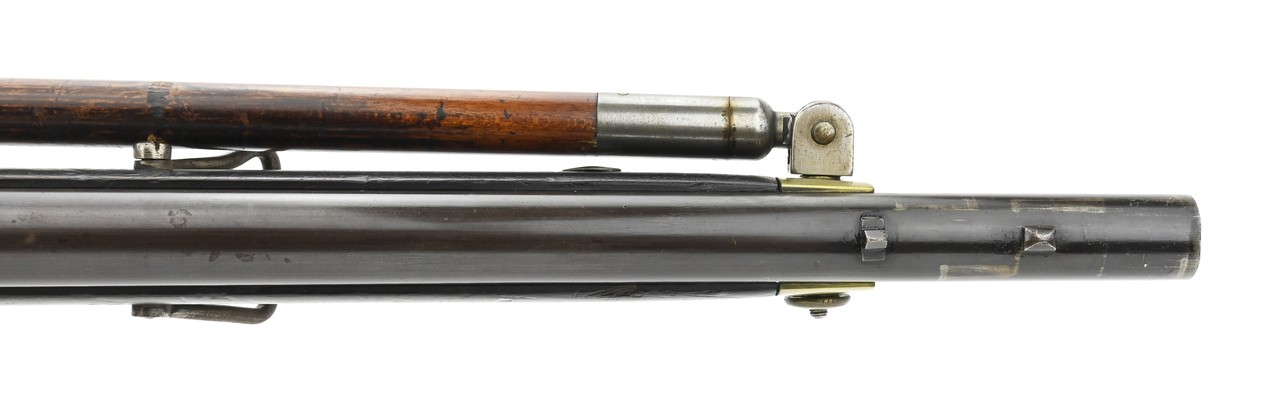 Unusual English Percussion Musket with Attached Rest (AL5184)-img-7