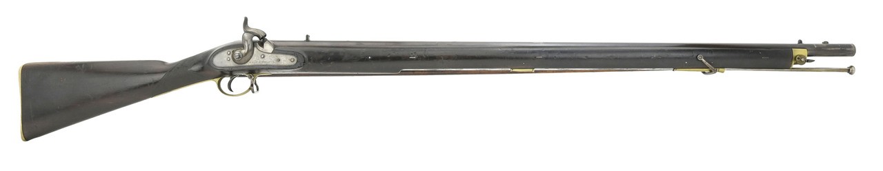 Unusual English Percussion Musket with Attached Rest (AL5184)-img-0