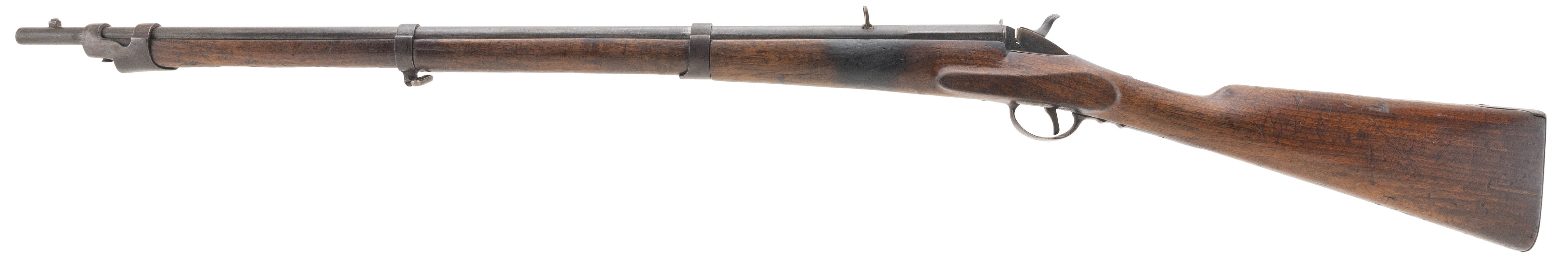 Belgian Three Band Flobert Musket Rifle (AL5884)-img-3